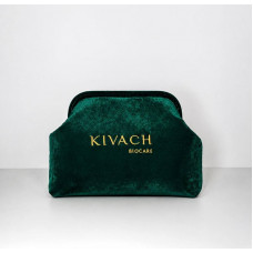 Бархатная косметичка с вышивкой Kivach Biocare