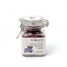 Купаж соли Белого моря с черникой и специей сумах Kivach organic